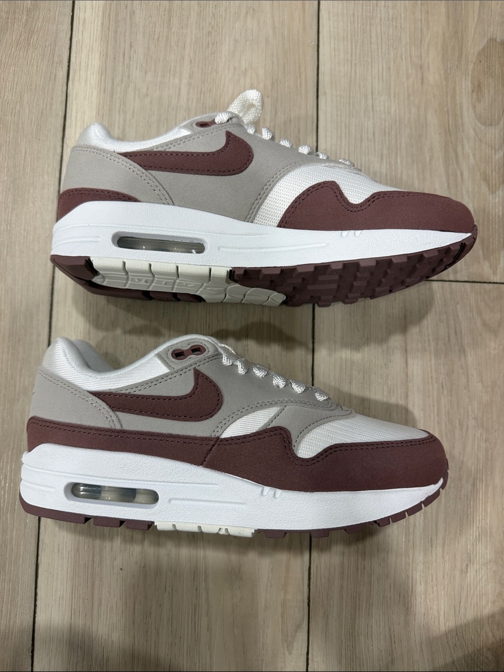 Nike Sneakers — Maroon, Gray & White Colorway